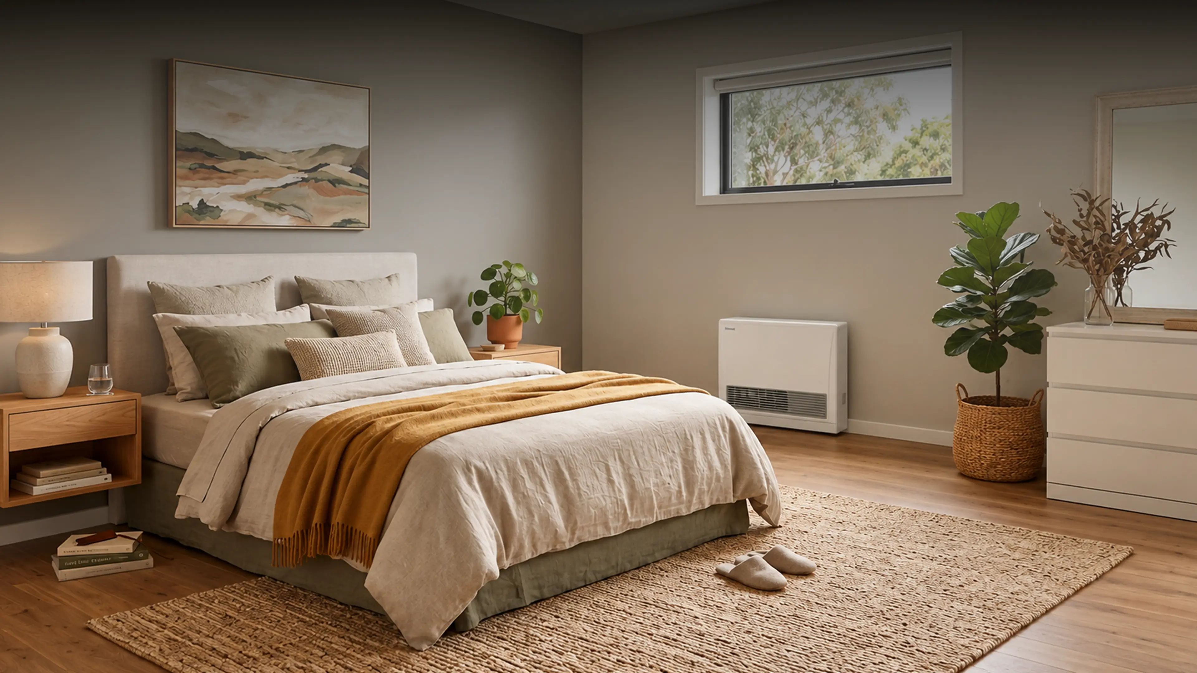 Rinnai Energysaver Gas Space Heater (lifestyle)