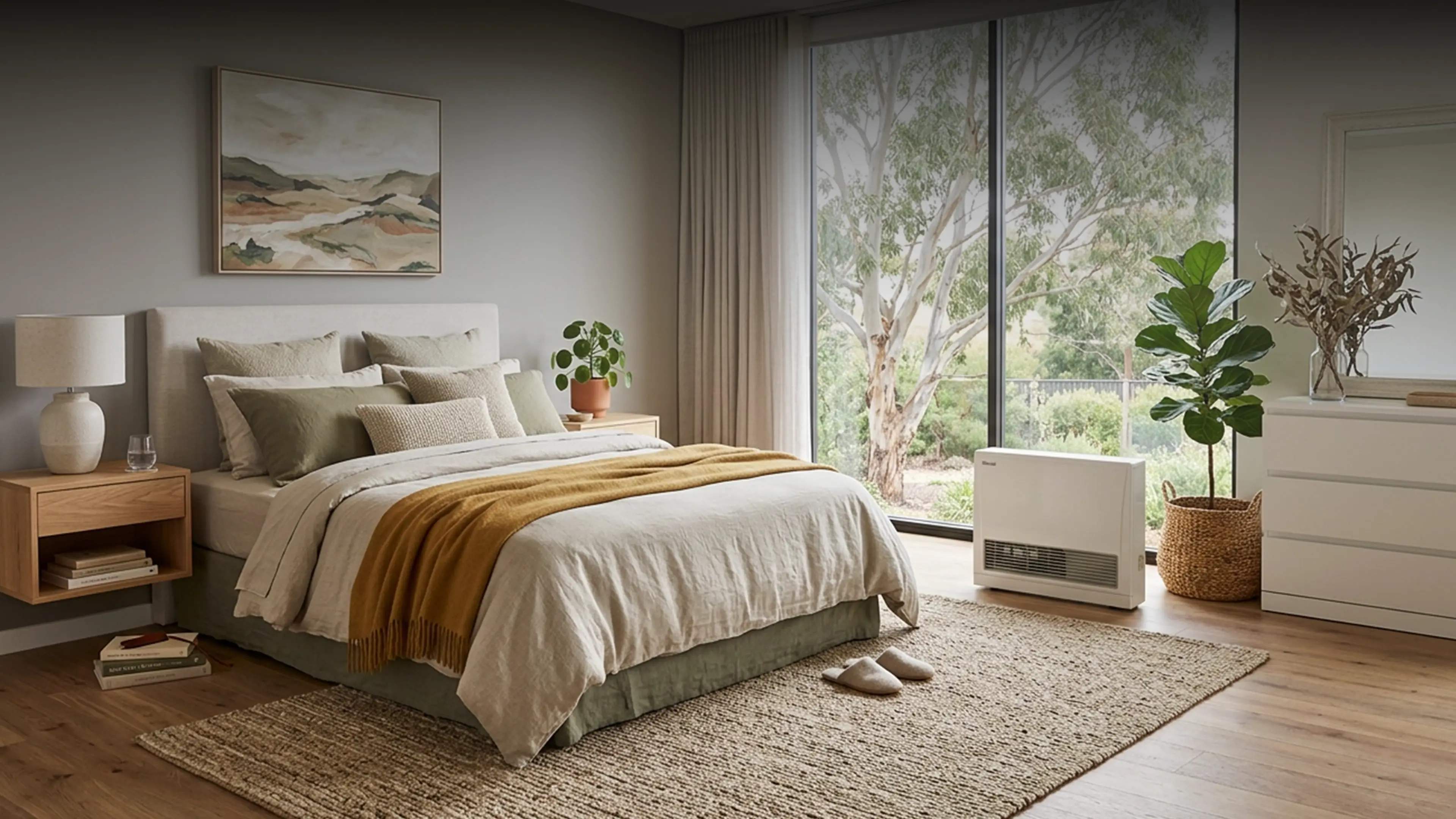 Rinnai Energysaver Gas Space Heater (lifestyle)