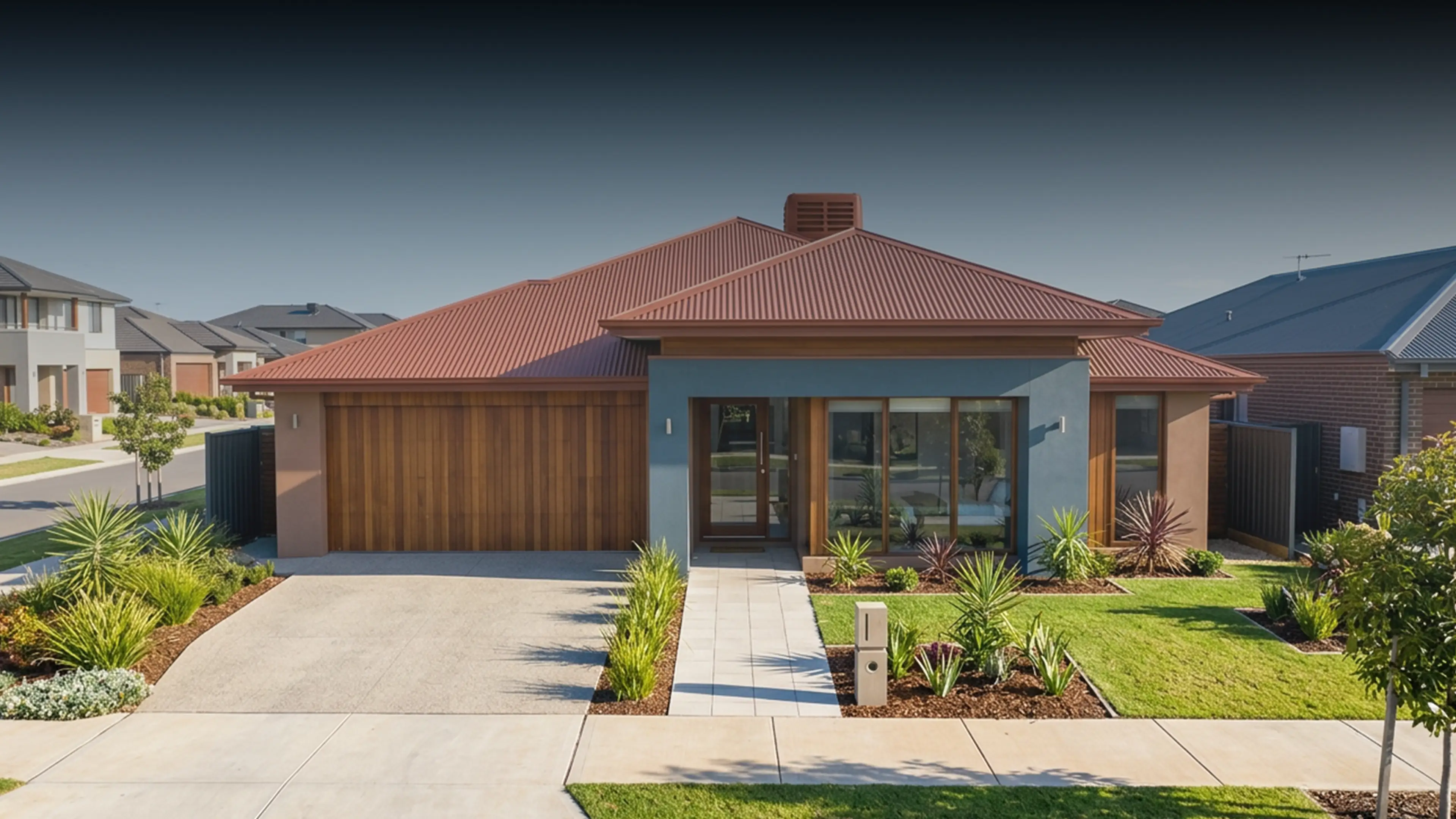 Brivis Promina evaporative cooler - comes in 3 colours to blend with your roof