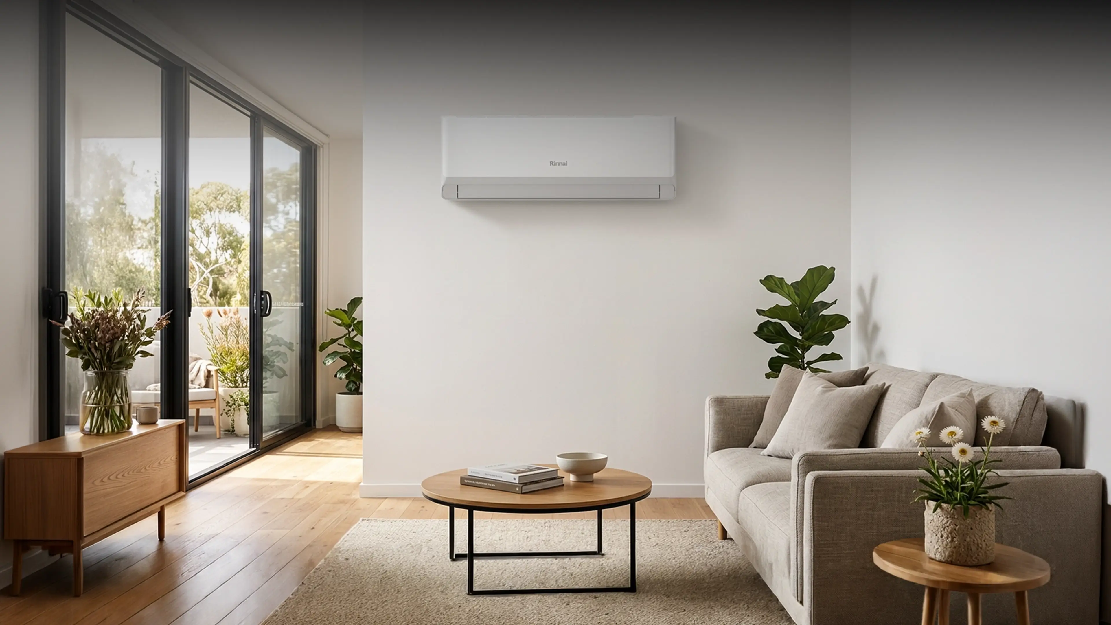 Rinnai JX Series Split System Air Conditioner - ideal size for your living room