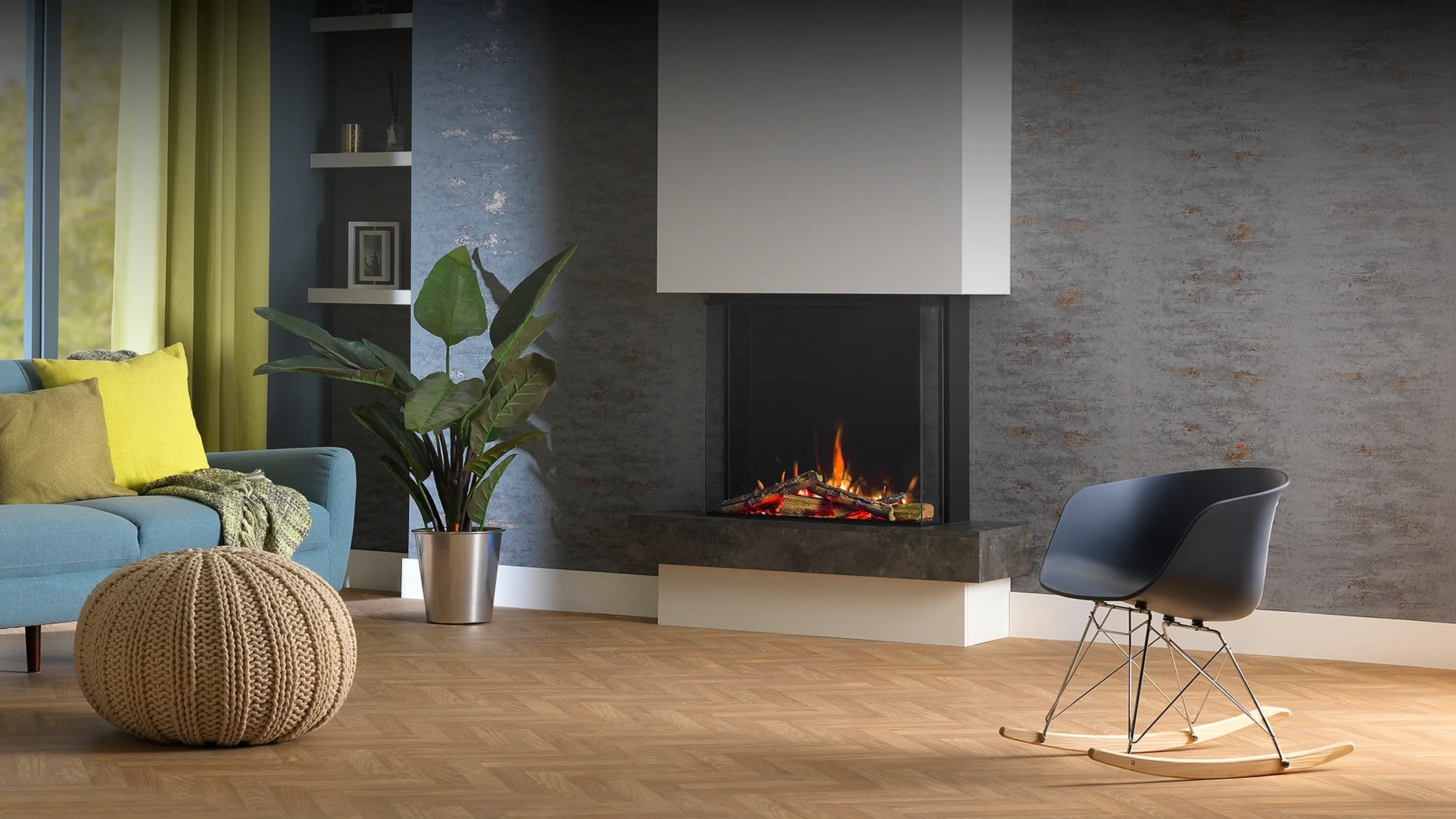 Rinnai ES 750 Fireplace (lifestyle)
