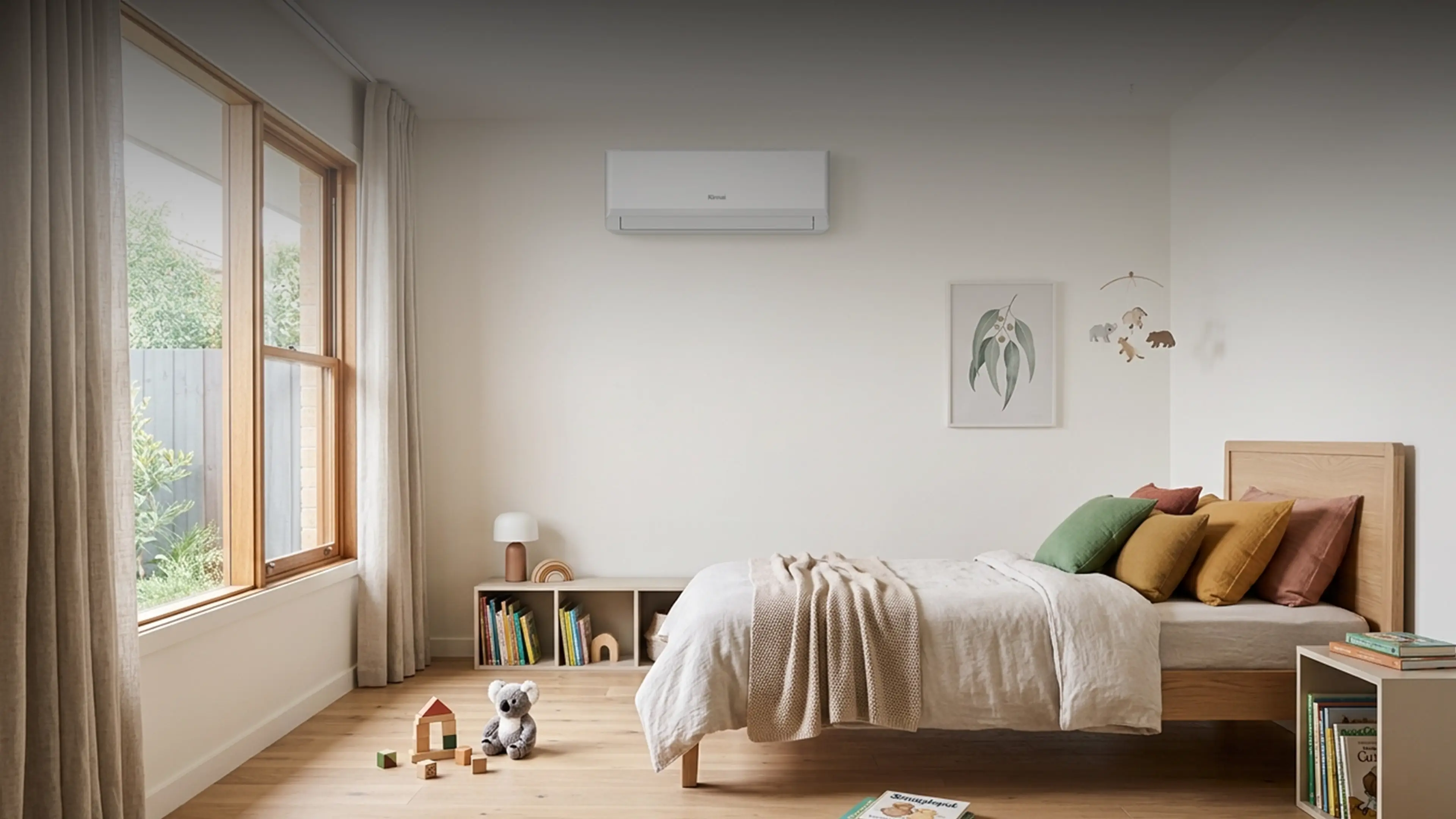Rinnai JX Series Air Conditioner (bedroom)