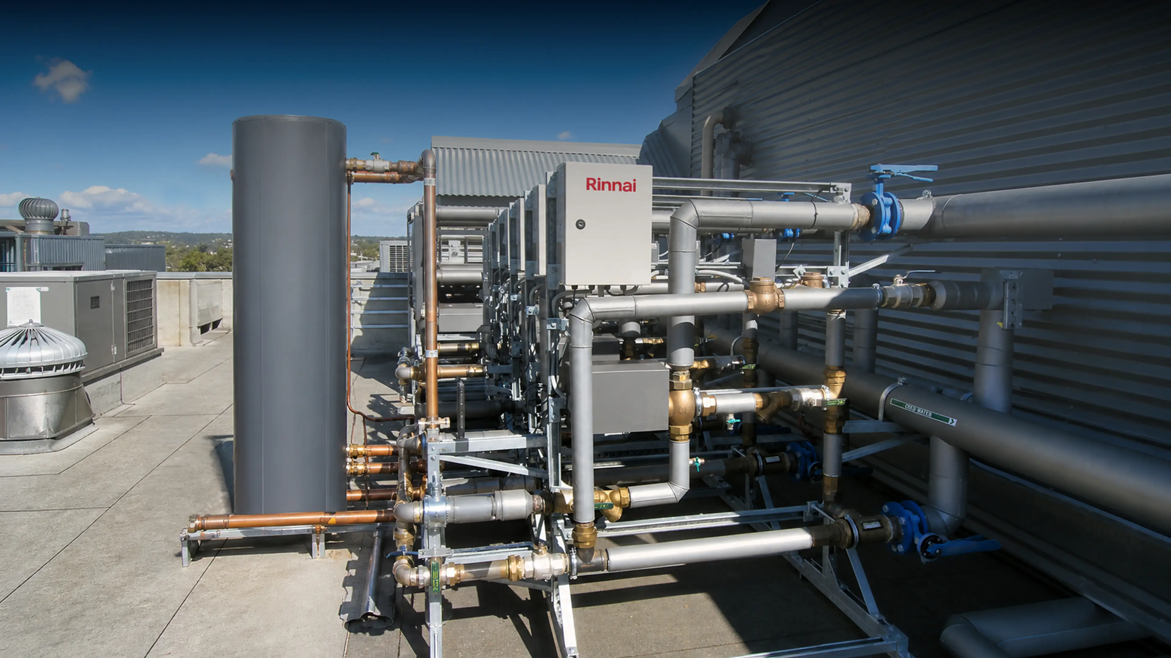 Rinnai Commercial Warm Water Valve (rooftop)