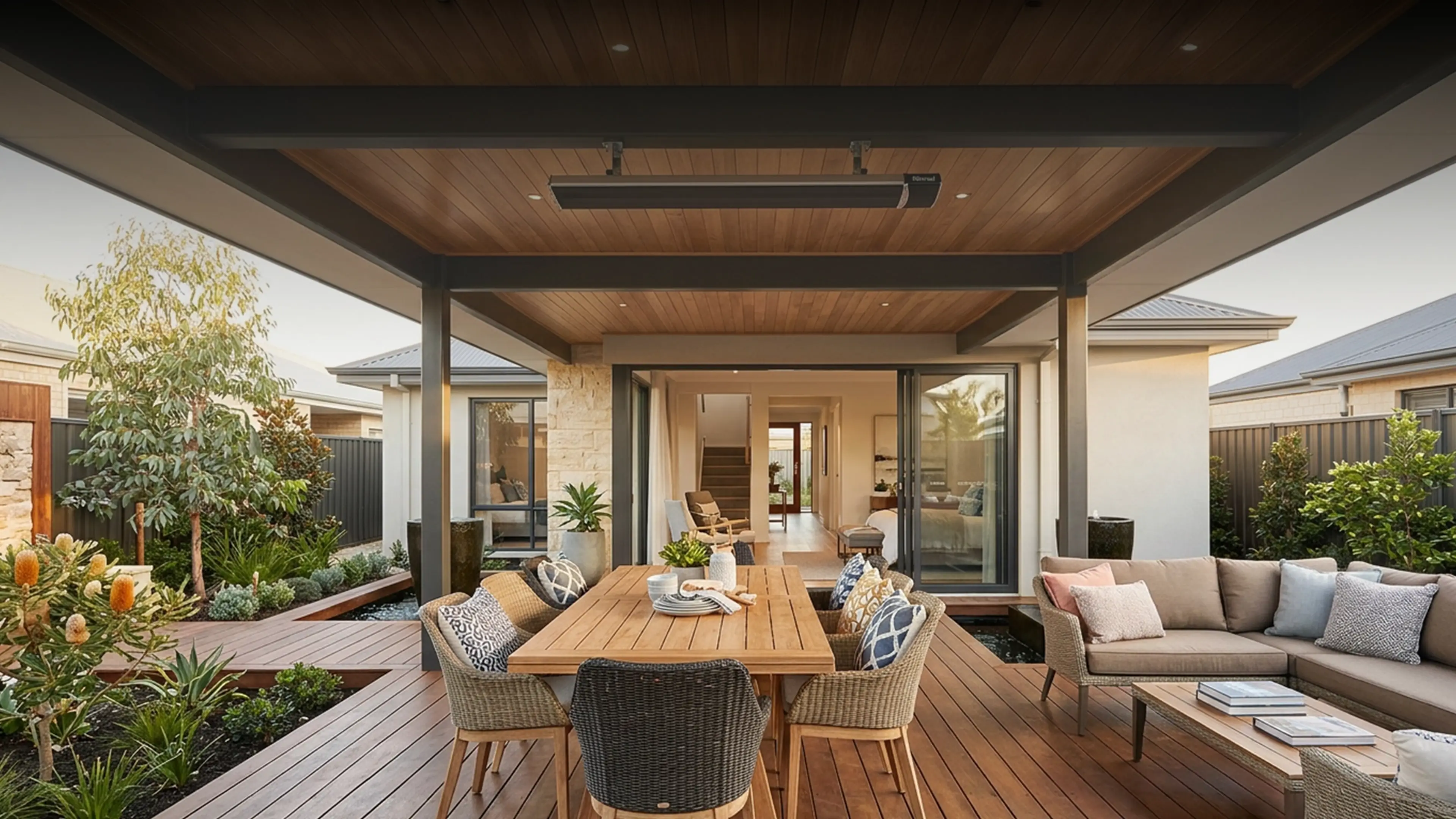 Outdoor Radiant Heater - suitable for the Aussie lifestyle