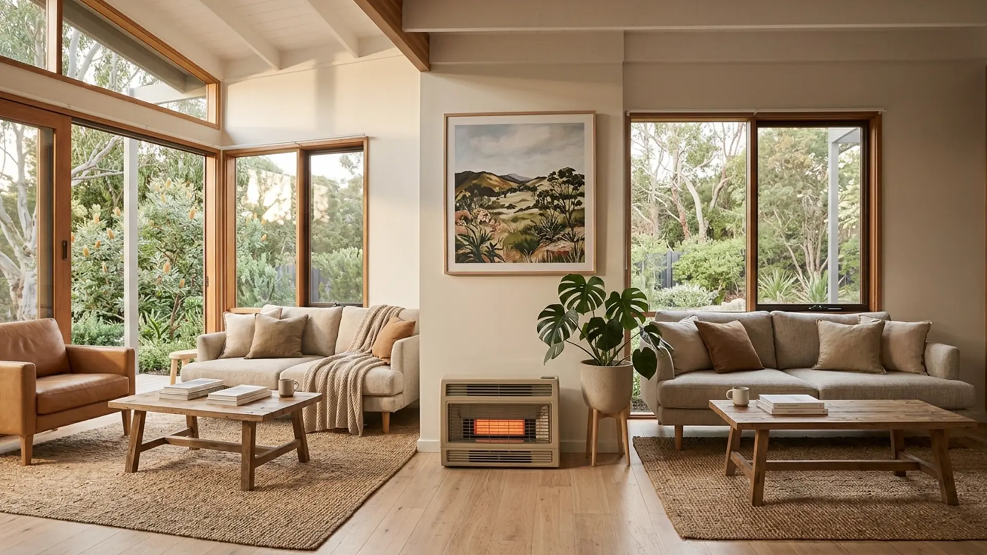 Rinnai Gas Flued heaters - in Australian homes for over 30 years