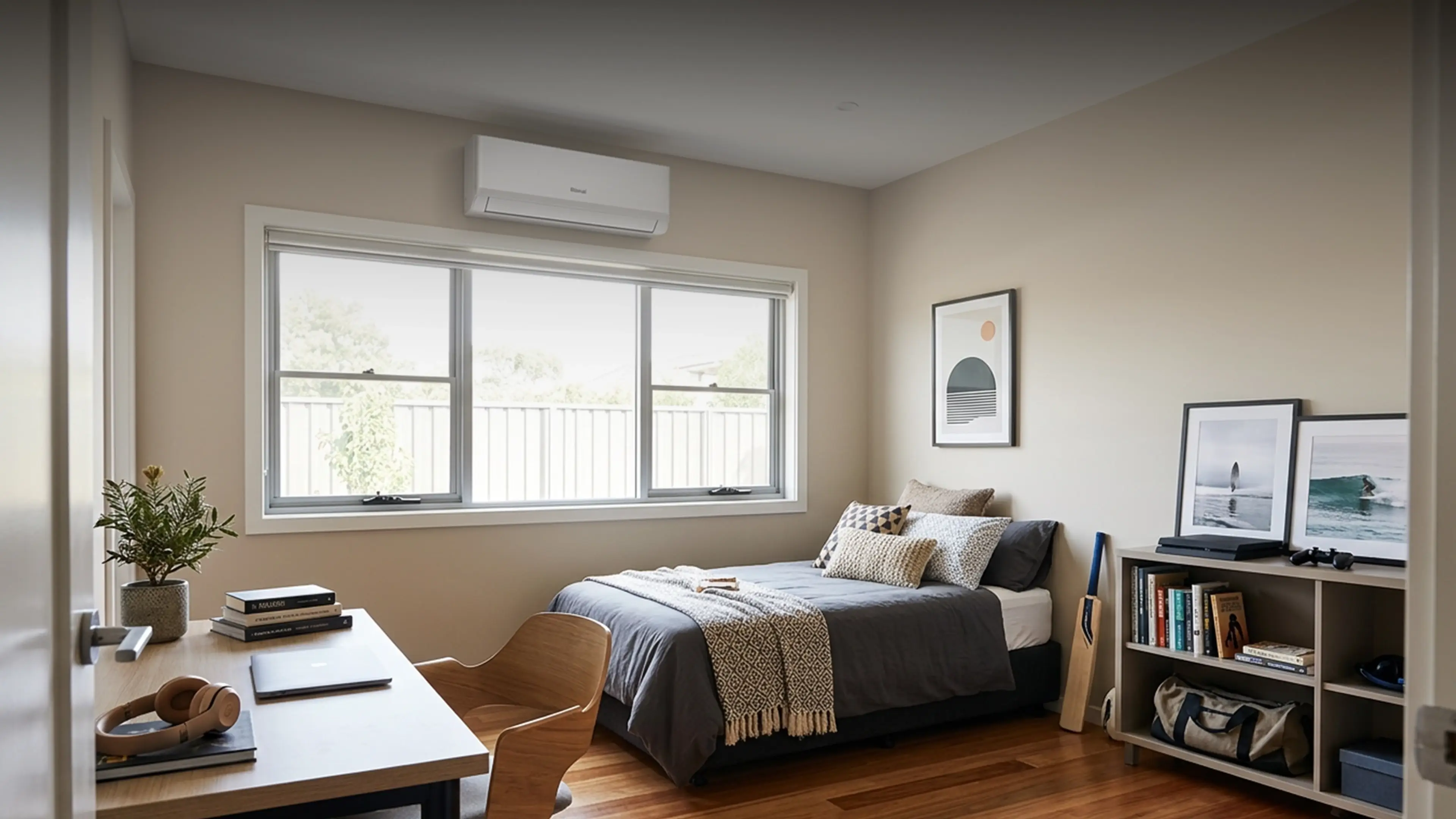 Rinnai JX Series Split System Air Conditioner - ideal size for your bedroom