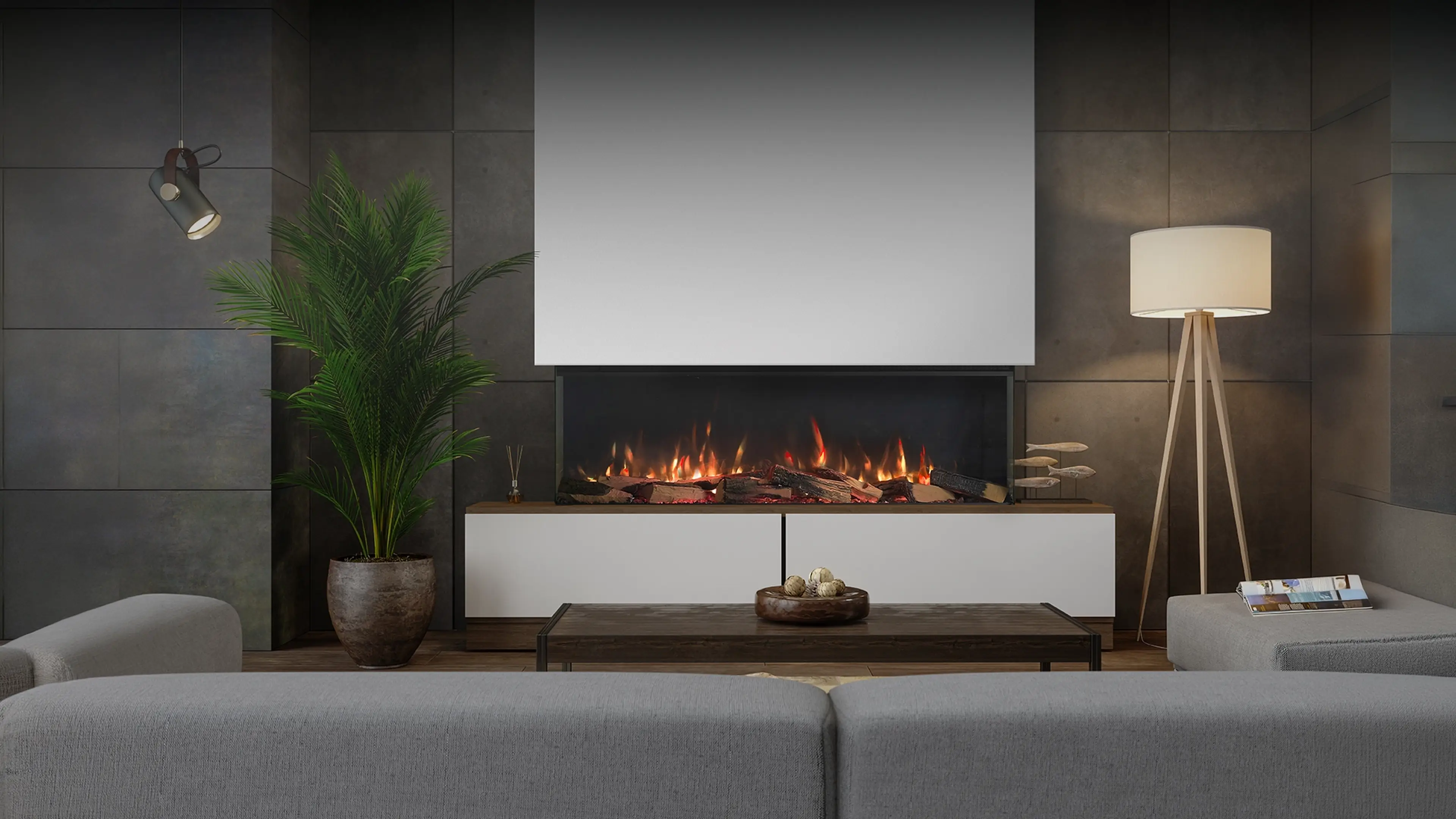 Rinnai ES 1500 Fireplace (lifestyle)