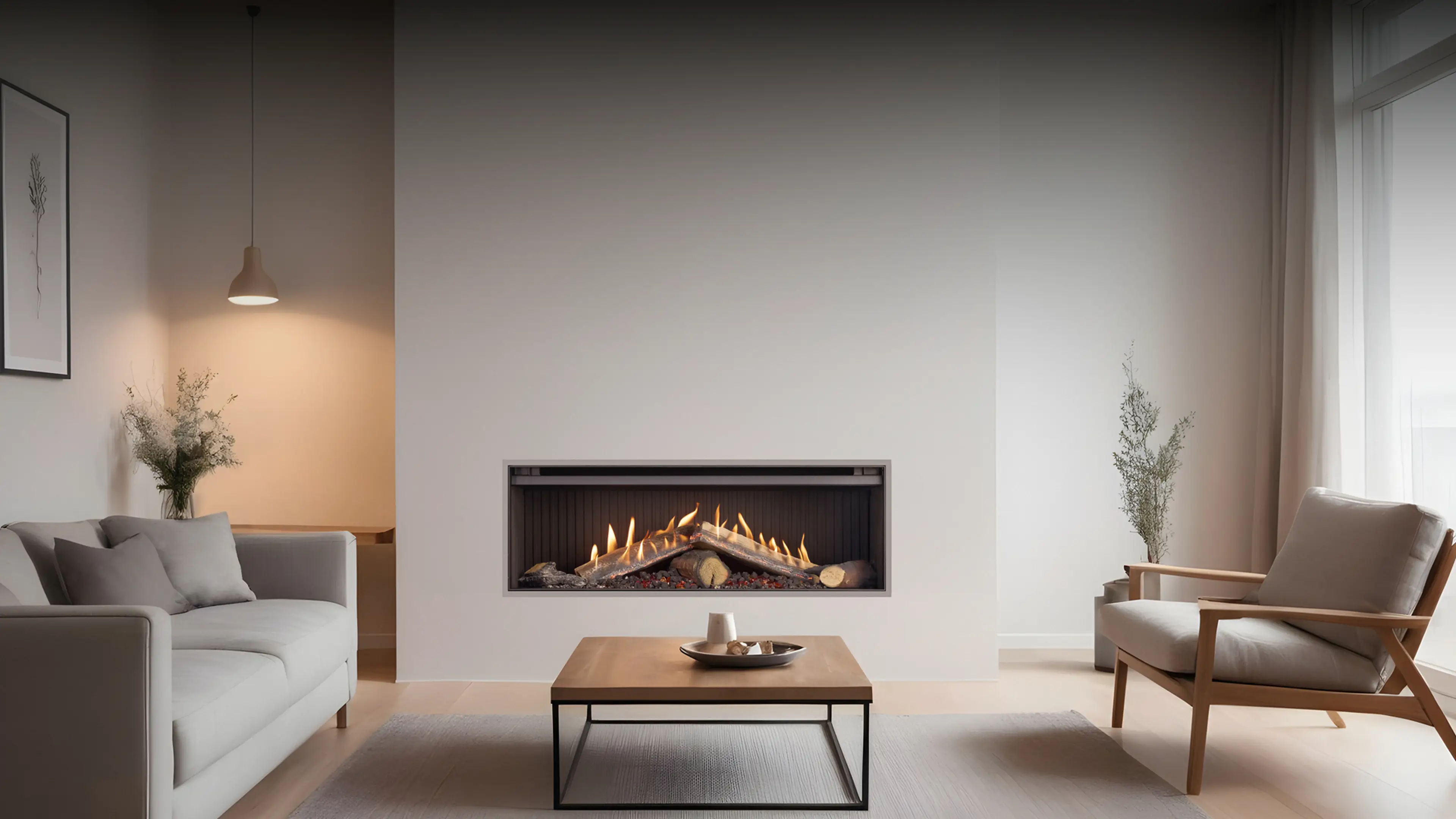 Rinnai LS 1000F Gas Fireplace - looks great in any room