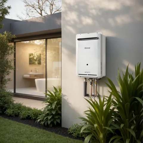 Rinnai product lifestyle image.