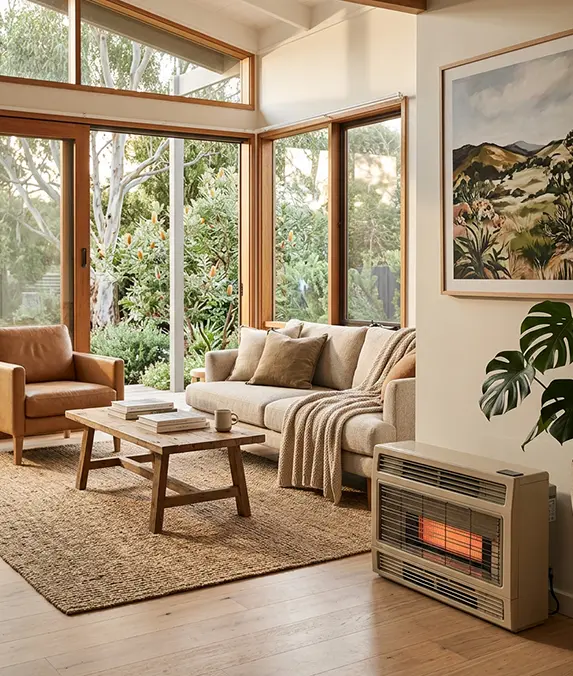 Rinnai Gas Flued heaters - in Australian homes for over 30 years