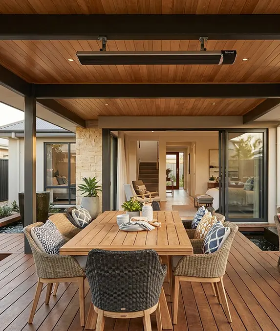 Outdoor Radiant Heater - suitable for the Aussie lifestyle