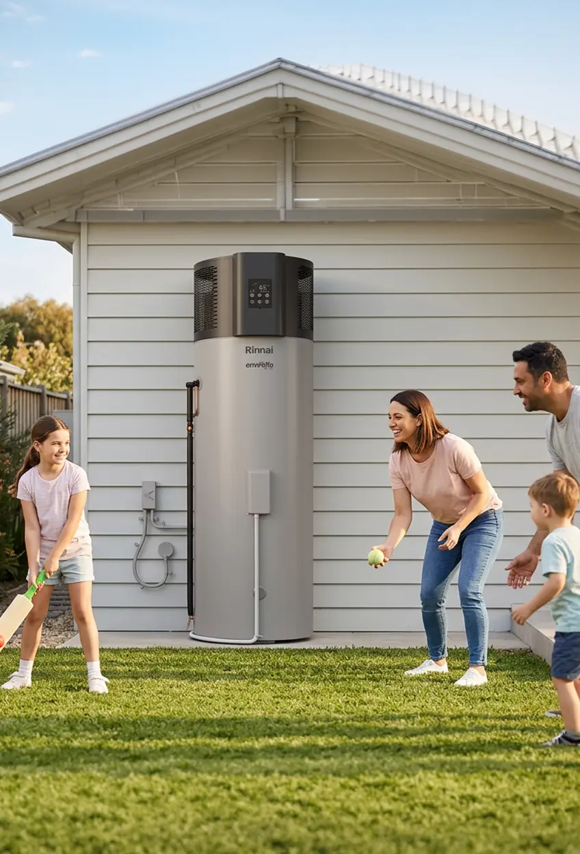 Rinnai AR Series Heat Pump - perfect for year round hot water