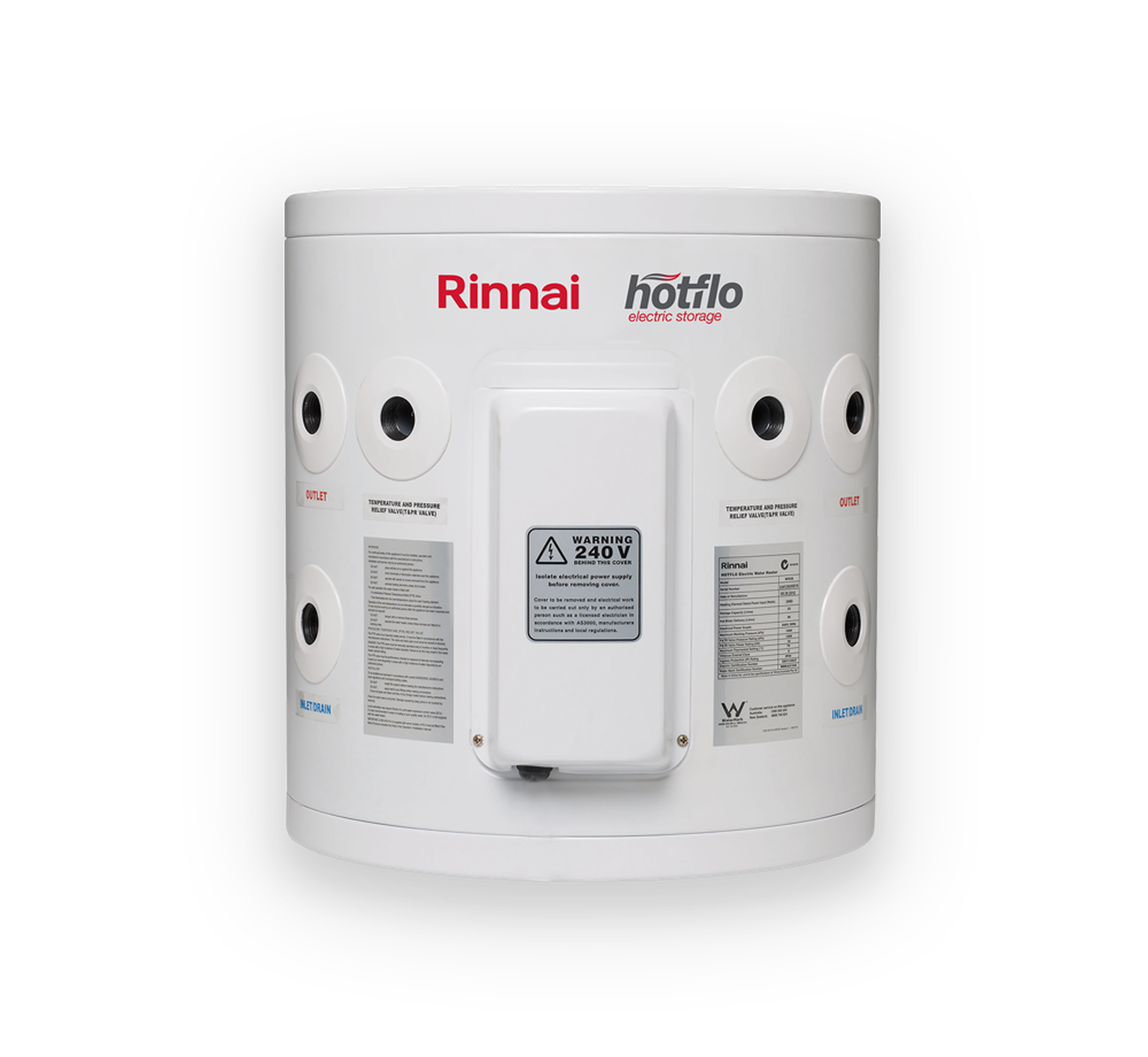 Rinnai Hotflo 25L Electric Hot Water Storage (hard wired)