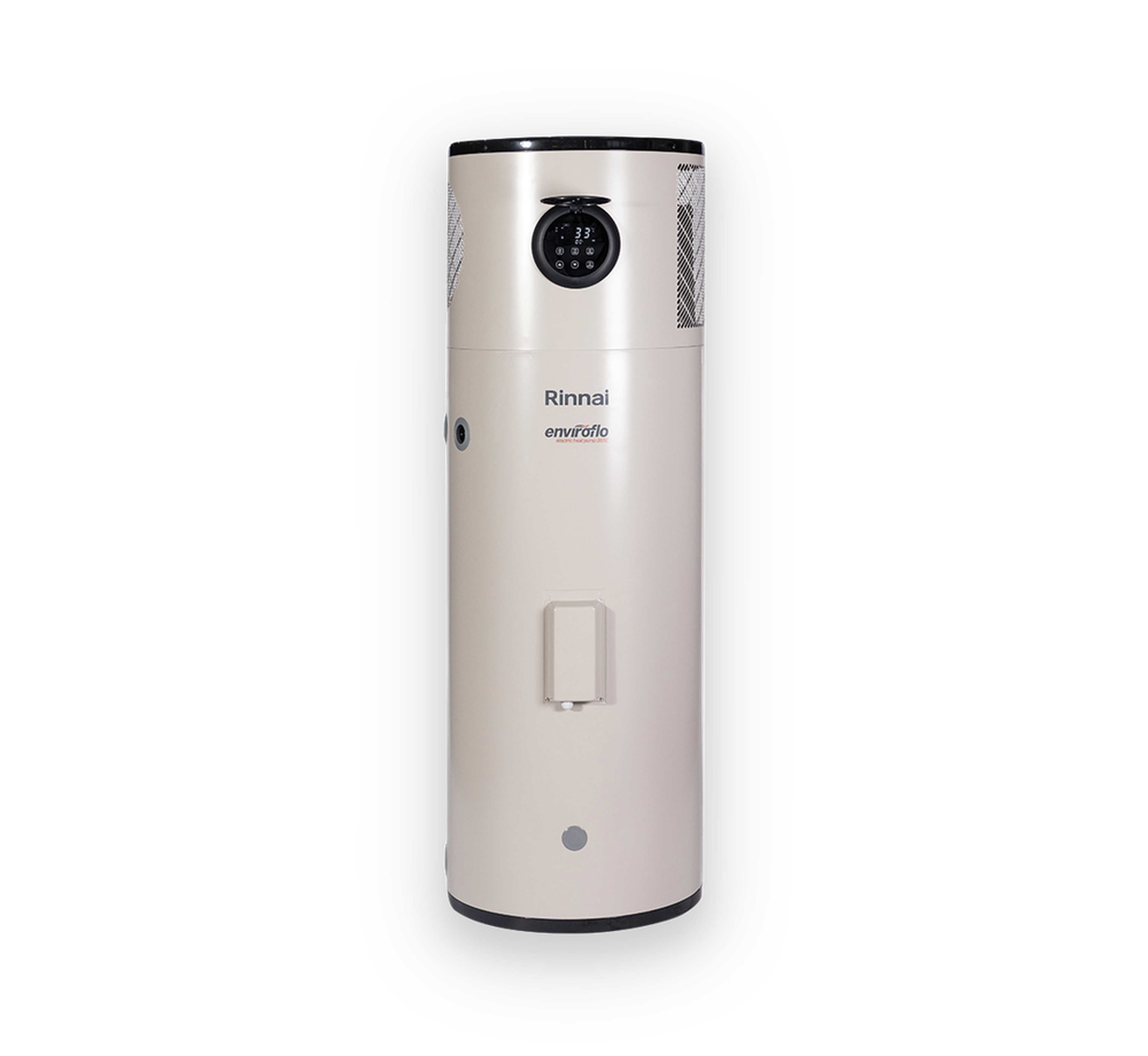 Rinnai Enviroflo 265L Electric Heat Pump (front)