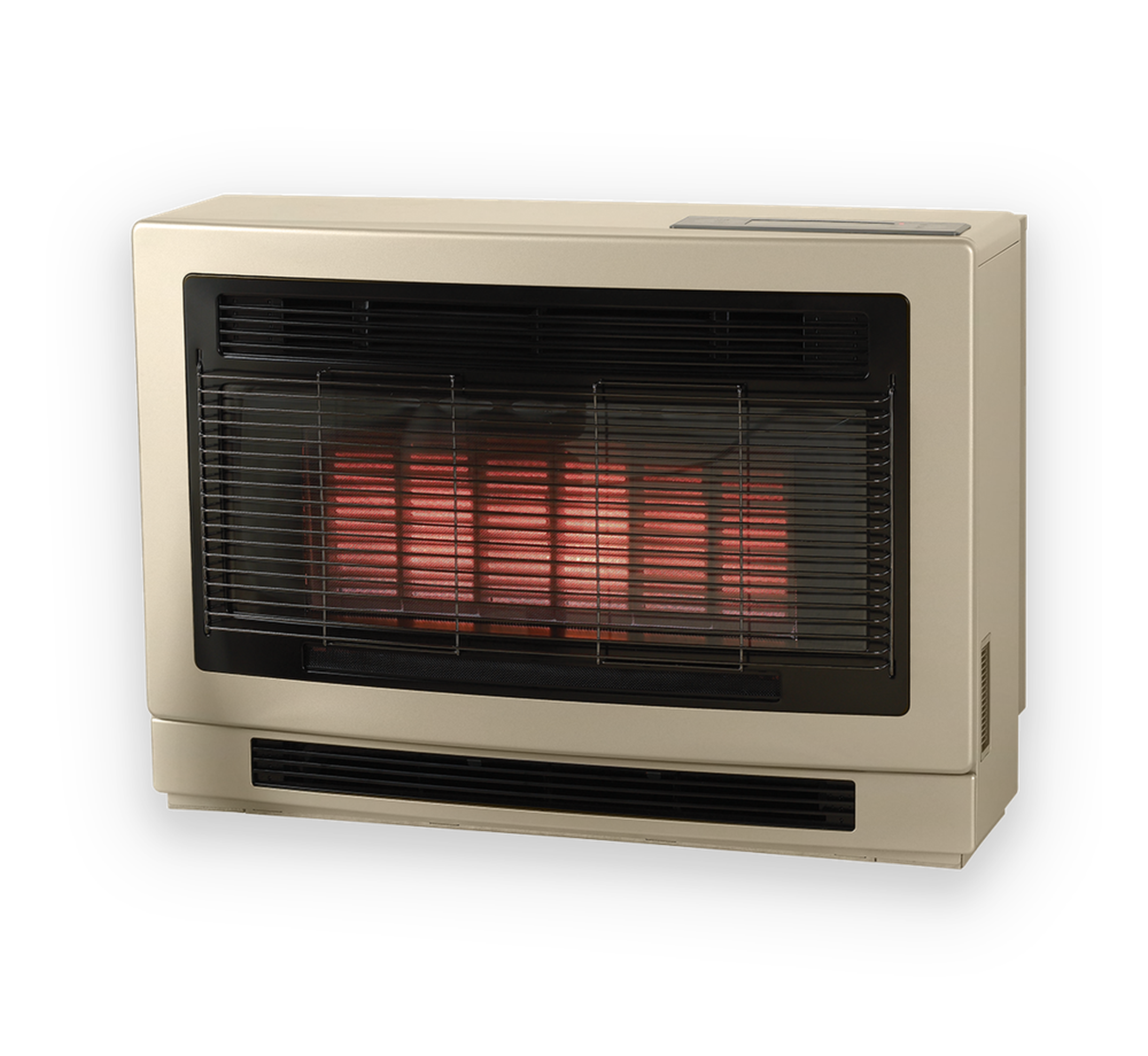 Rinnai Ultima II Console Gas Flued Space Heater (beige - front)