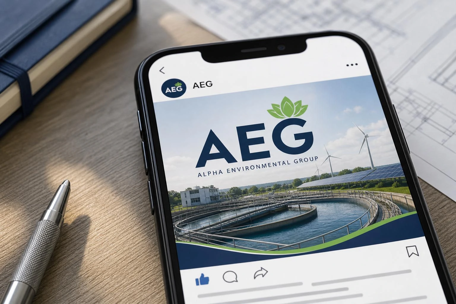Alpha Enviromental Group mockup 4