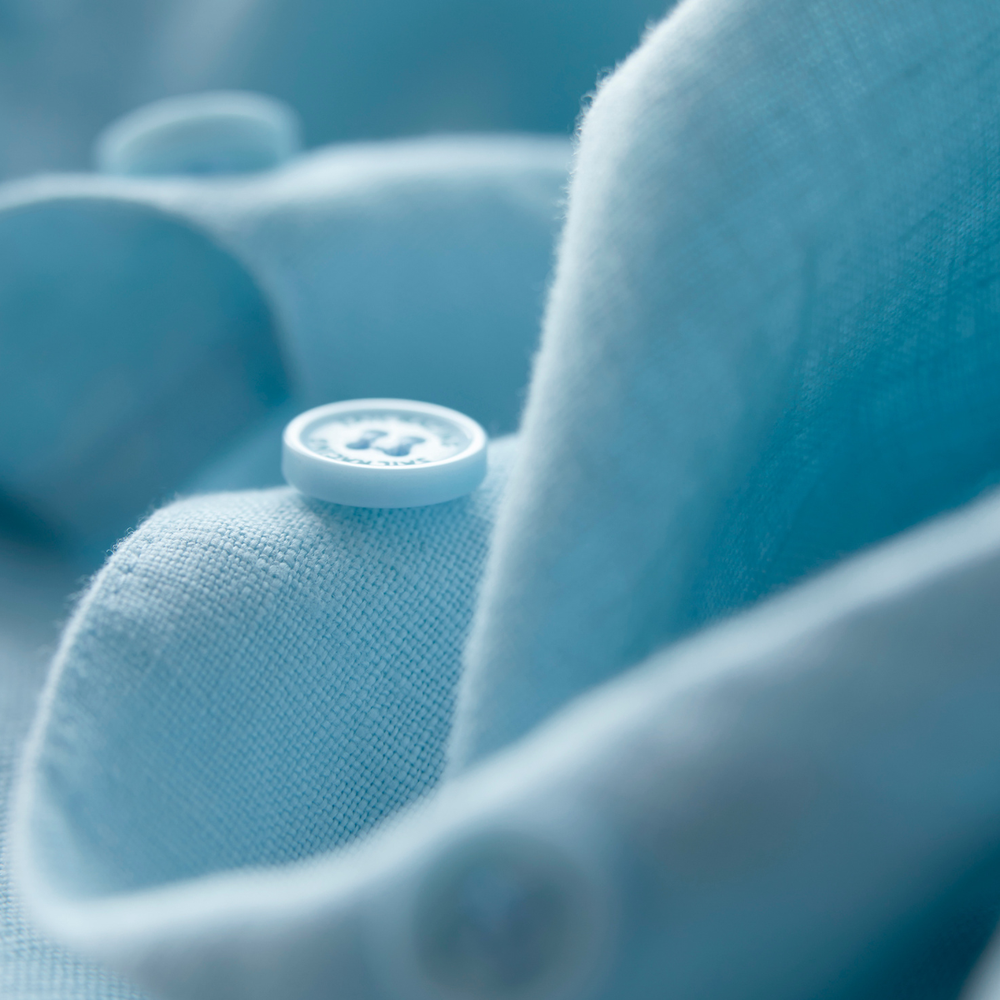 Sundrift Linen Dress button closure