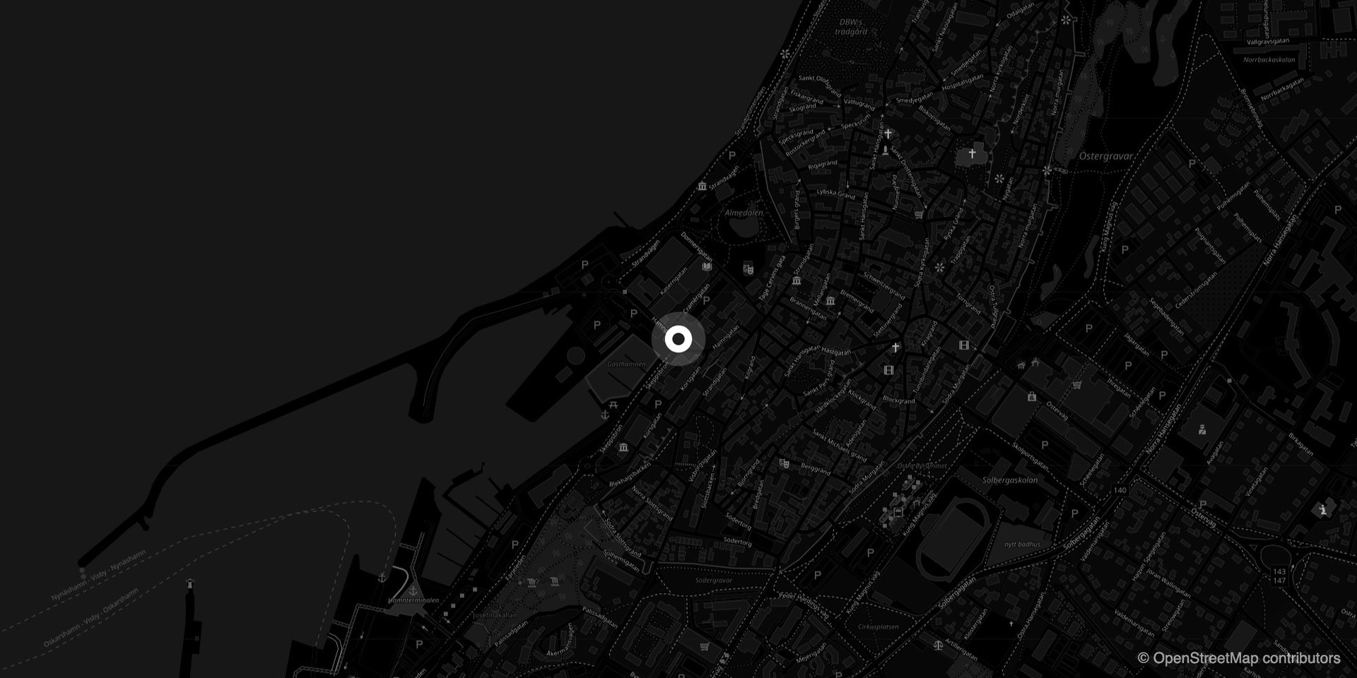Map – Sail Racing Club House Visby