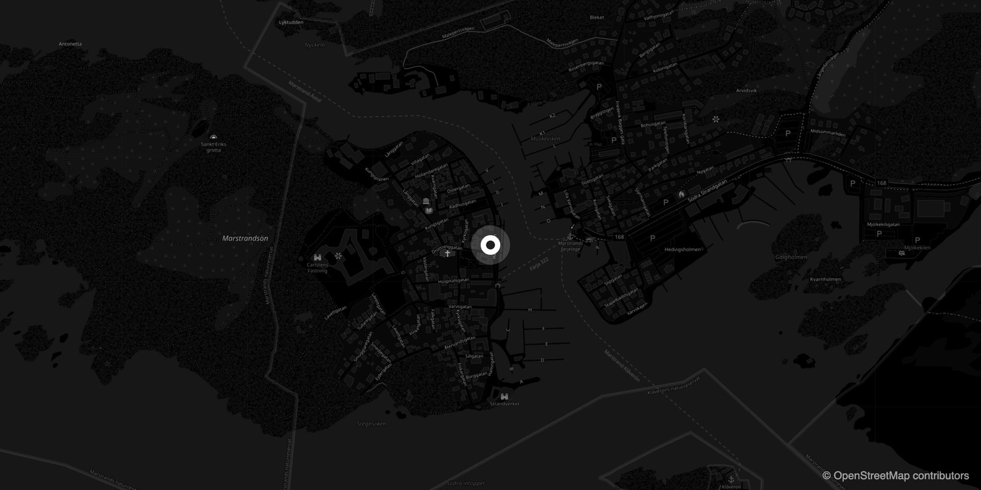 Map – Sail Racing Club House Marstrand