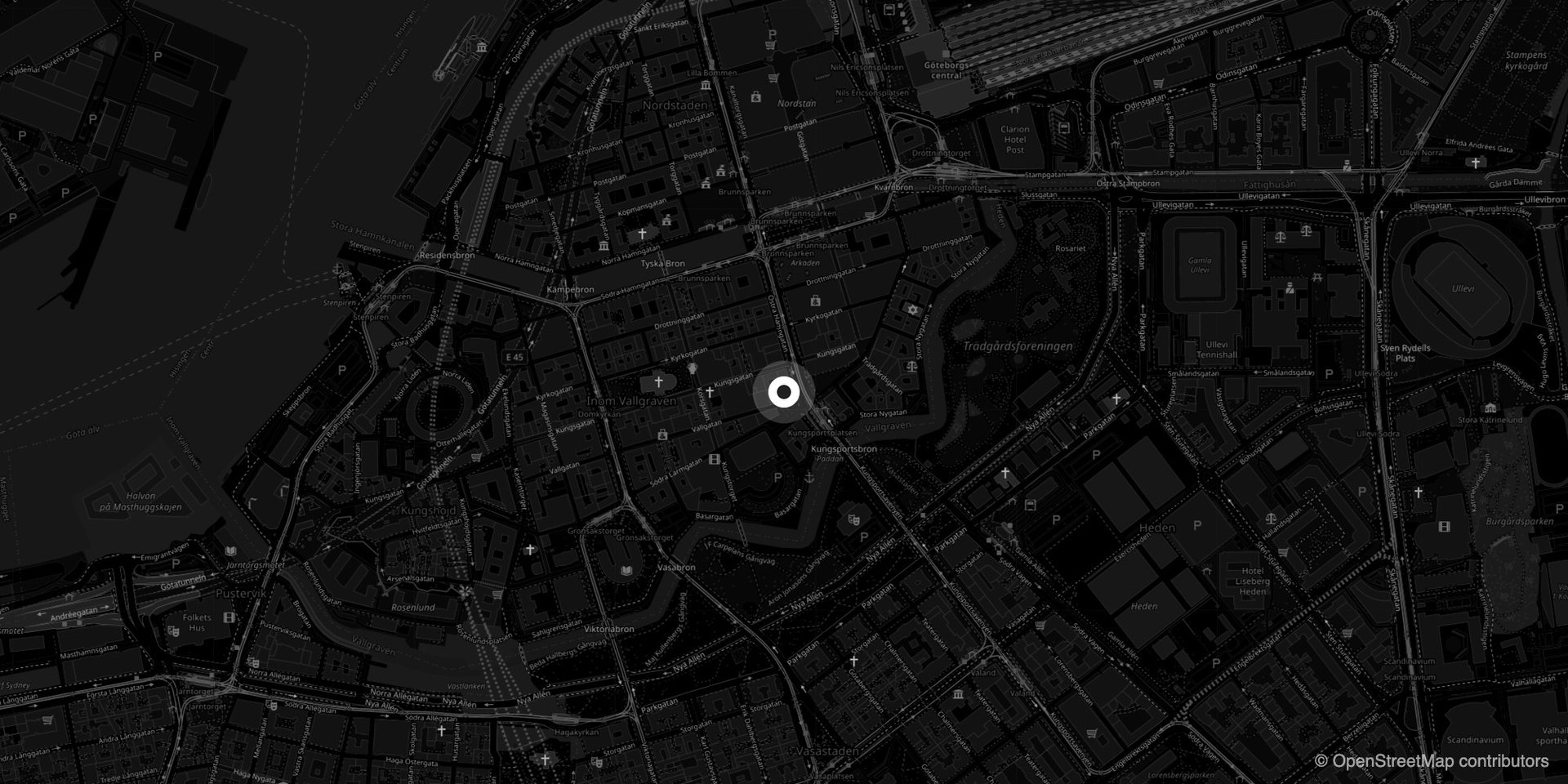 Map – Sail Racing Club House Gothenburg City