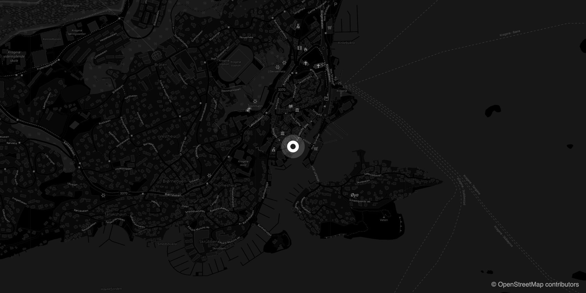 Map – Sail Racing Clubhouse Kragerø