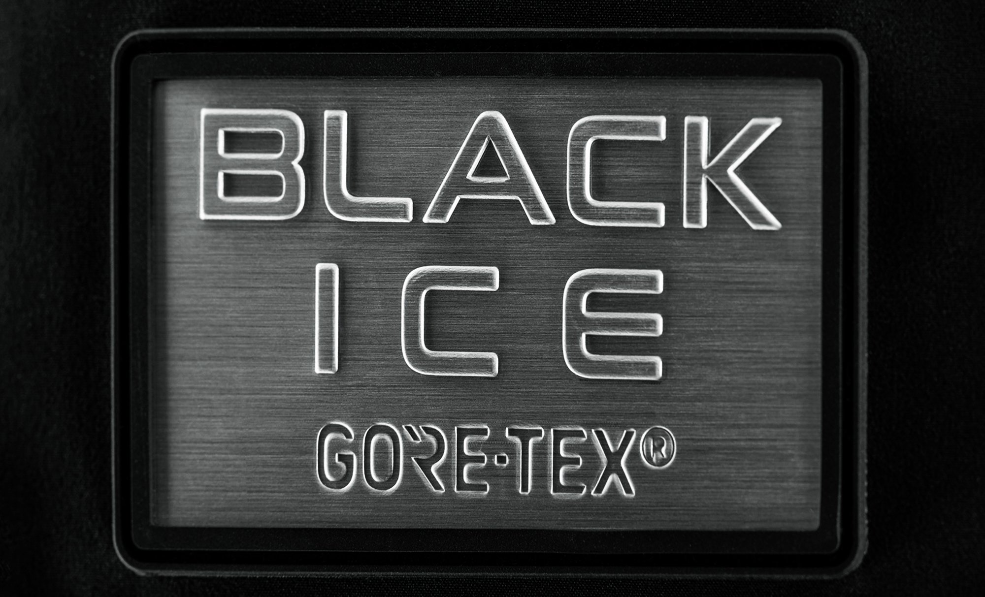 Black Ice metal badge