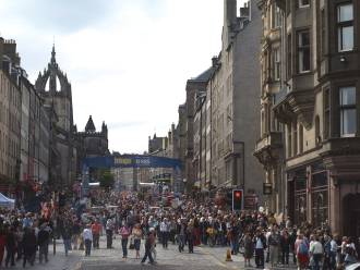 Edinburgh city street