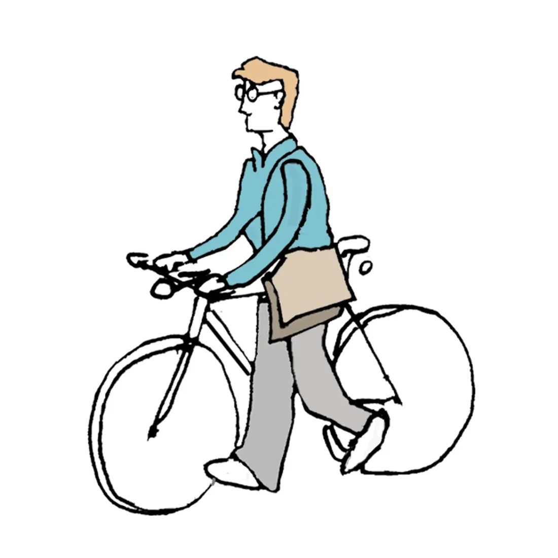 Illustration: Radfahrer