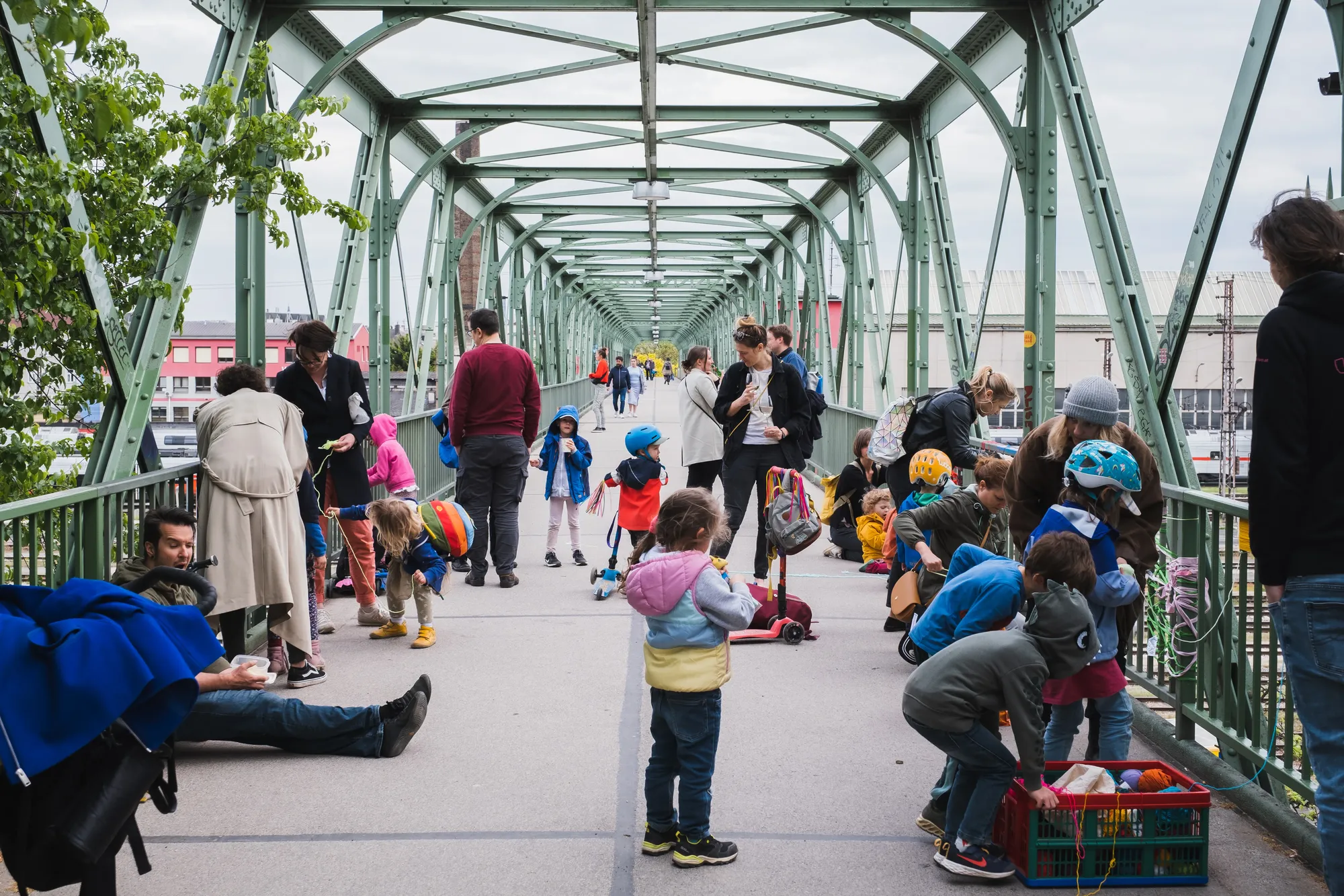 Beteiligung auf der Brücke