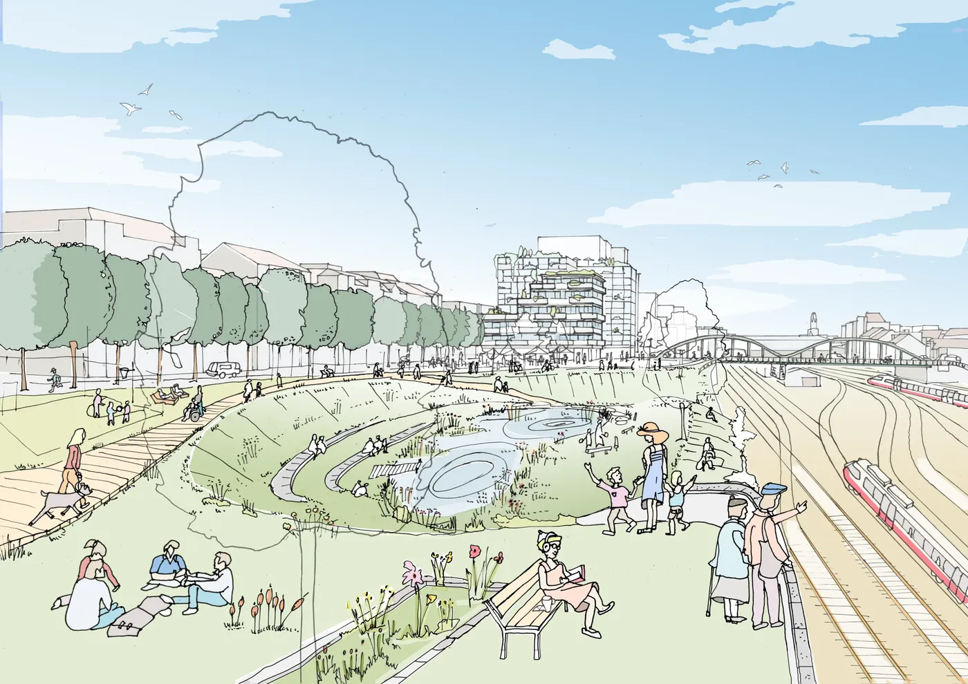 Visualisierung Park Mitte 15