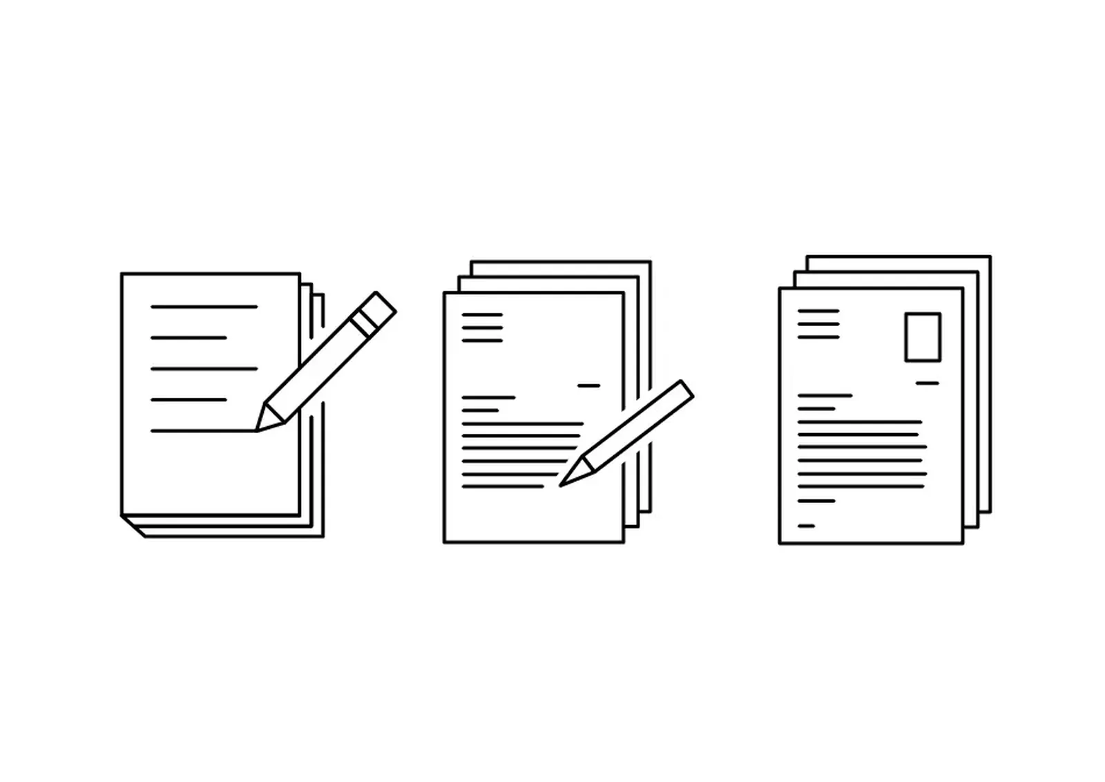 Illustration: Formular bzw. Dokument ausfüllen