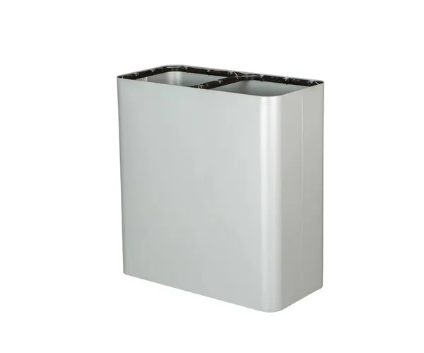 Genbrugsstation i grå – 2 x 100 liter produkt fra CurantTeknik
