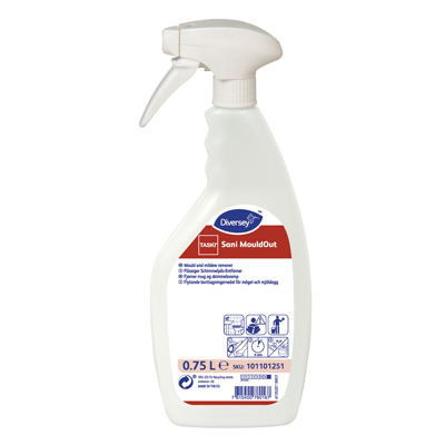 Mugfjerner – TASKI Sani MouldOut 6 x 750ml rengøringsmiddel fra Diversey