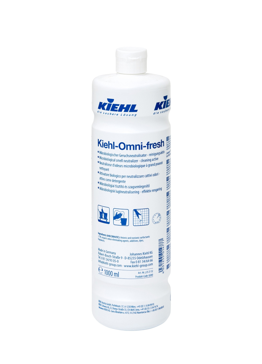 Lugtfjerner – Kiehl Omni-Fresh 6 x 1L rengøringsmiddel fra Kiehl