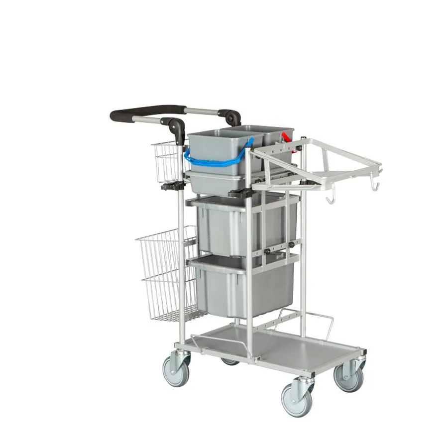 Tina Trolley – ERGO rengøringsvogn m. Kop/Fugt-system 2×6 liter