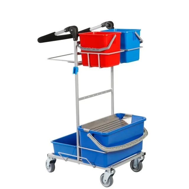 Tina Trolley – ERGO rengøringsvogn med drypsystem – mini udgave