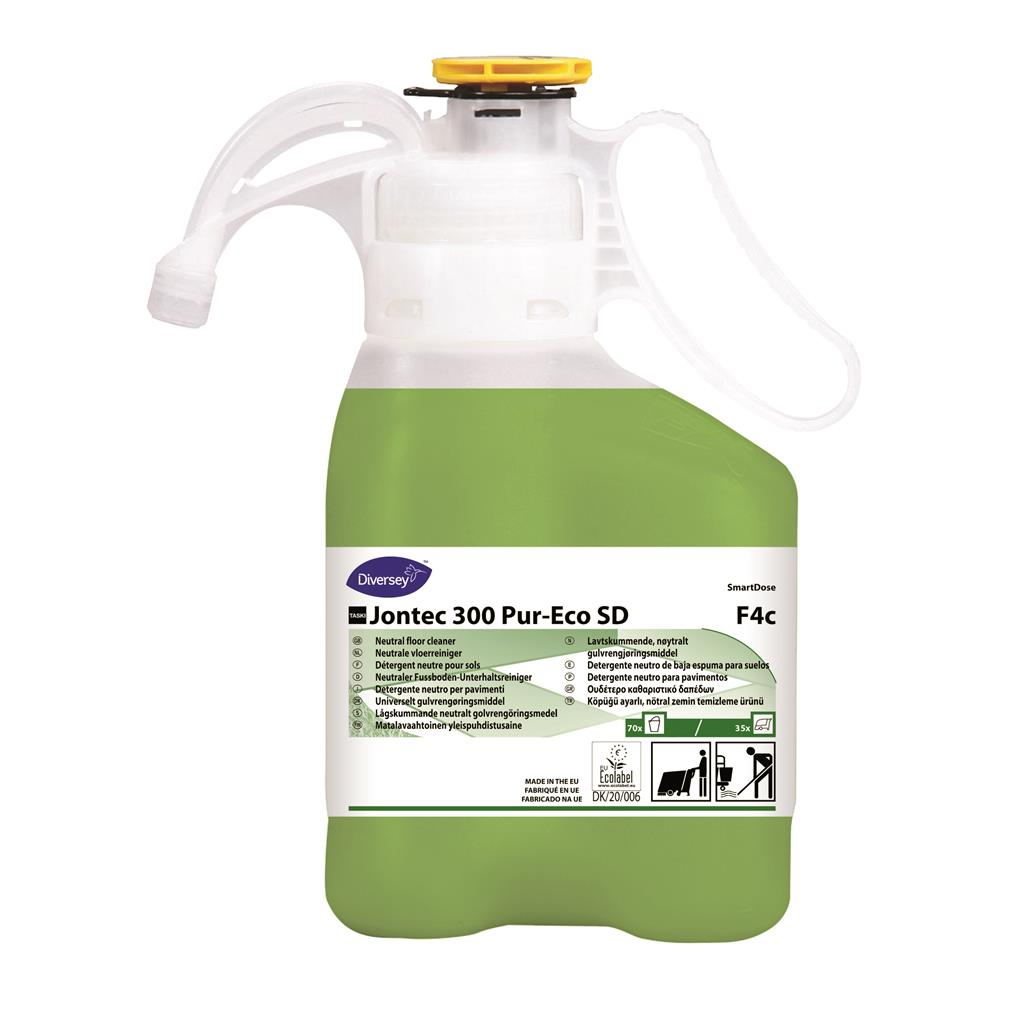 Universal gulvrengøring – TASKI Jontec 300 Pur-Eco Smartdose 1.4L rengøringsmiddel fra Diversey
