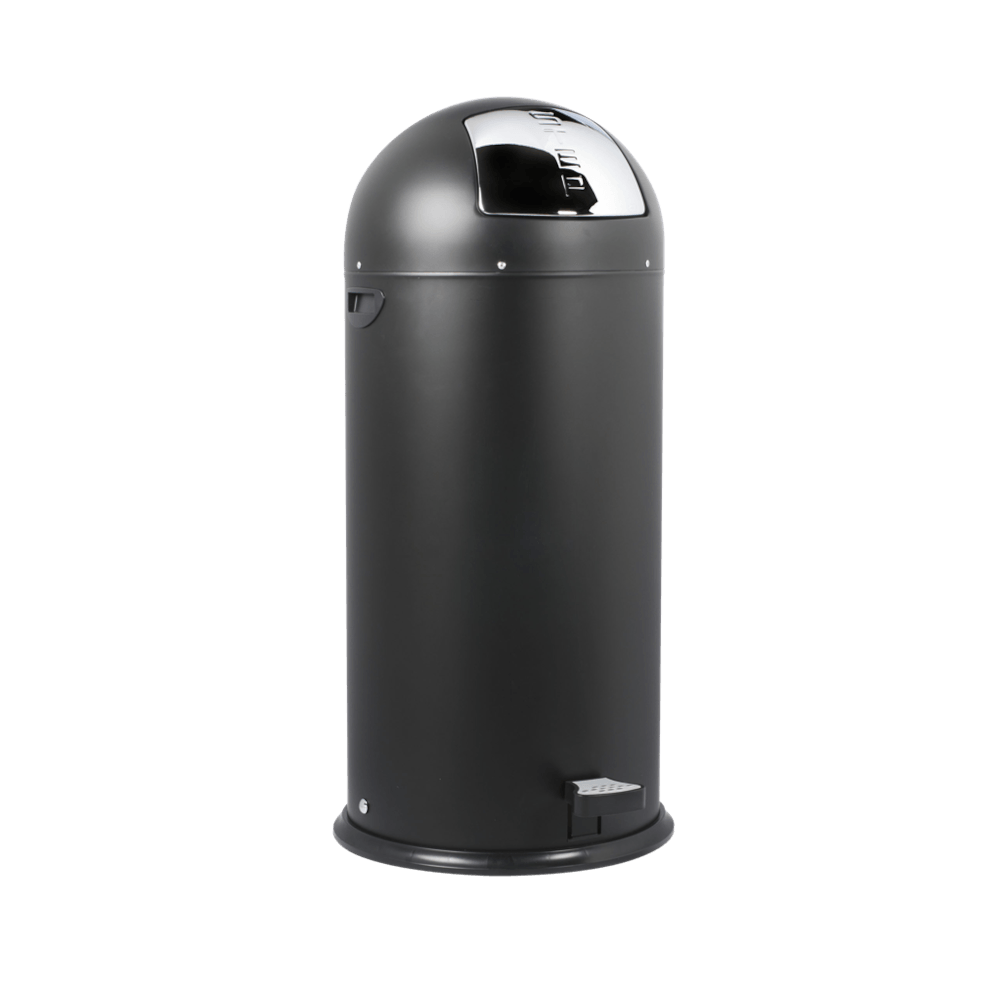 Tina Trolley – Push-bin affaldsspand i sort – 52 liter produkt fra CurantTeknik