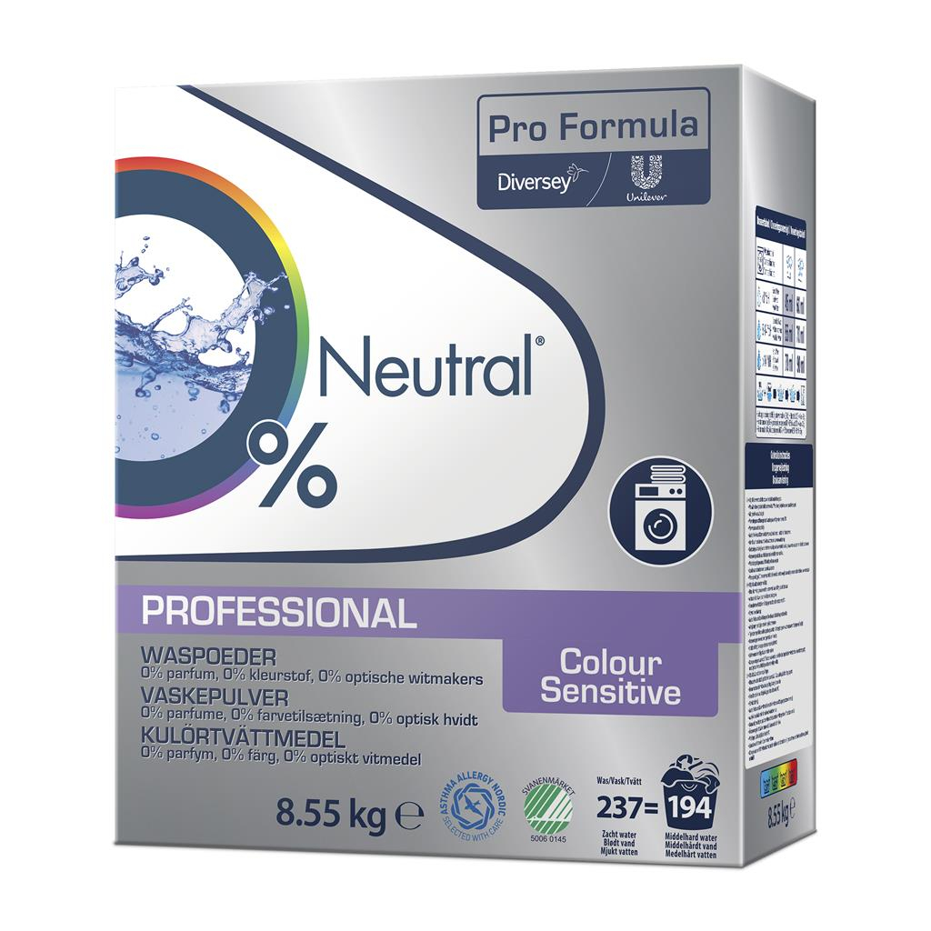 Vaskepulver – Diversey Neutral Professional Colour Sensitive rengøringsmiddel fra Diversey
