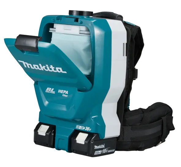 Rygstøvsuger 2L m. HEPA-filter (Batteridreven) støvsuger fra Makita