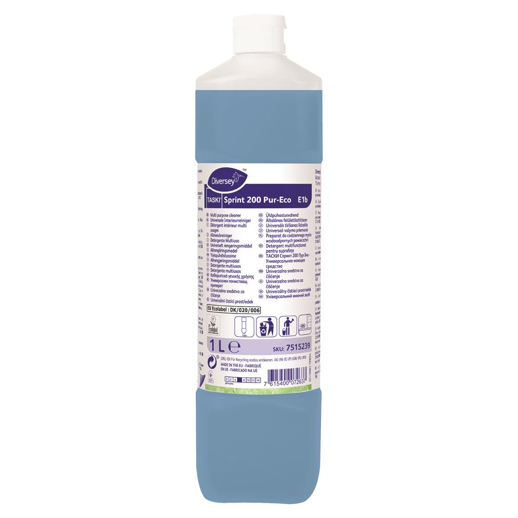 Universalrengøring – TASKI Sprint 200 Pur-Eco 6 x 1L rengøringsmiddel fra Diversey