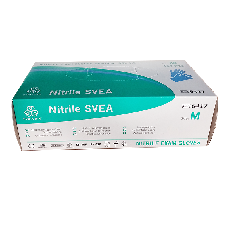 Evercare nitrilhandske SCEA str. M – 200 stk. produkt fra CurantTeknik