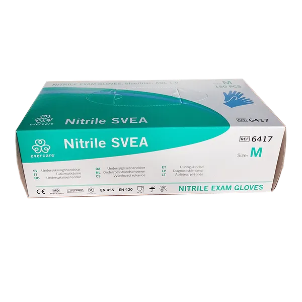 Evercare nitrilhandske SCEA str. M – 200 stk. produkt fra CurantTeknik