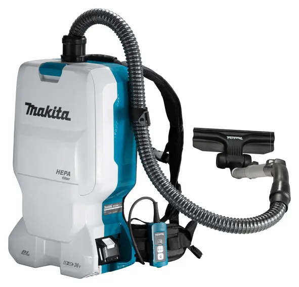 Rygstøvsuger 6L m. HEPA-filter (Batteridreven) støvsuger fra Makita