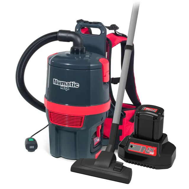Numatic Rygstøvsuger RSB150HNX/1 m. batteri