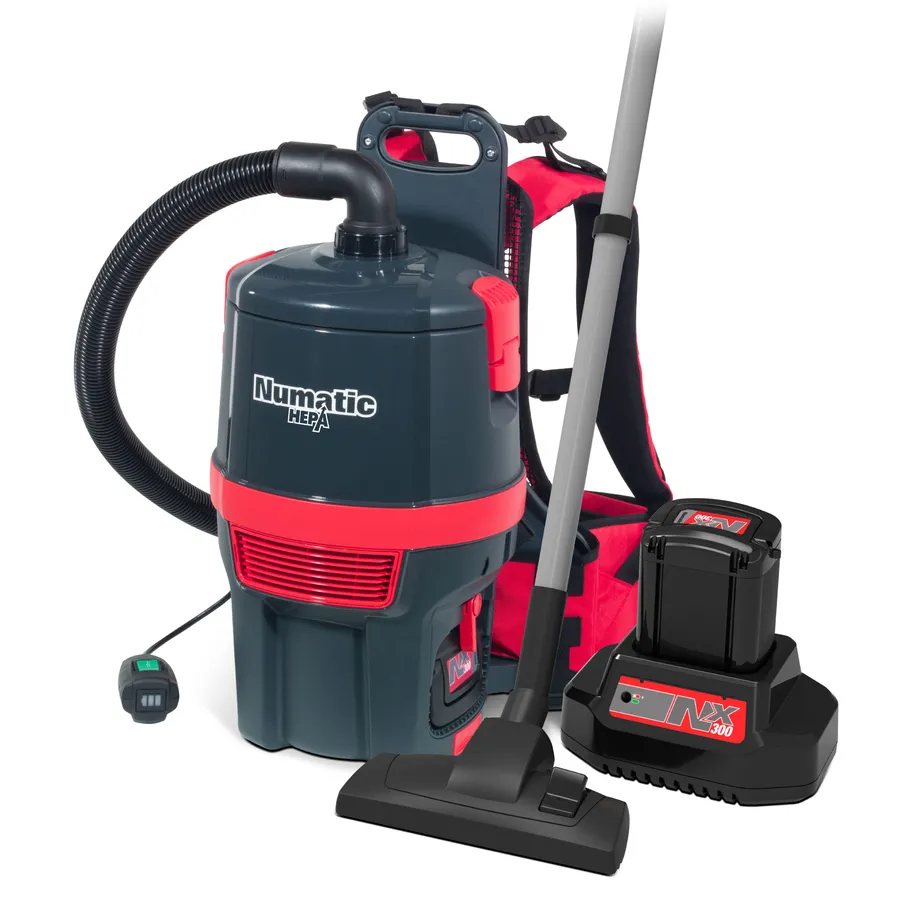 Numatic Rygstøvsuger RSB150HNX/1 m. batteri