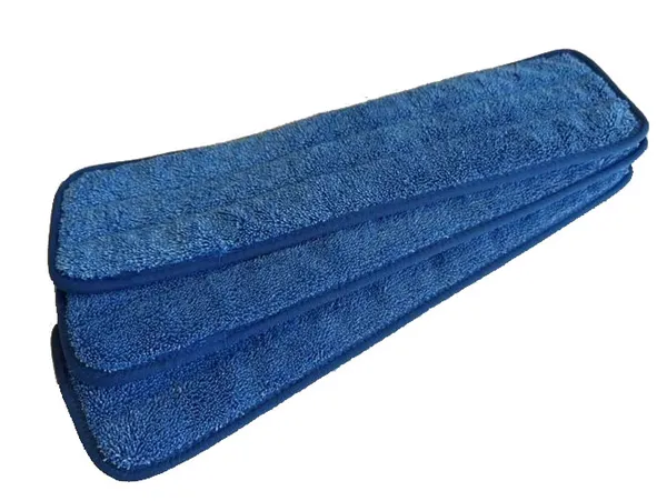 Blå microfiber mopper 42 cm – 10 stk produkt fra CurantTeknik