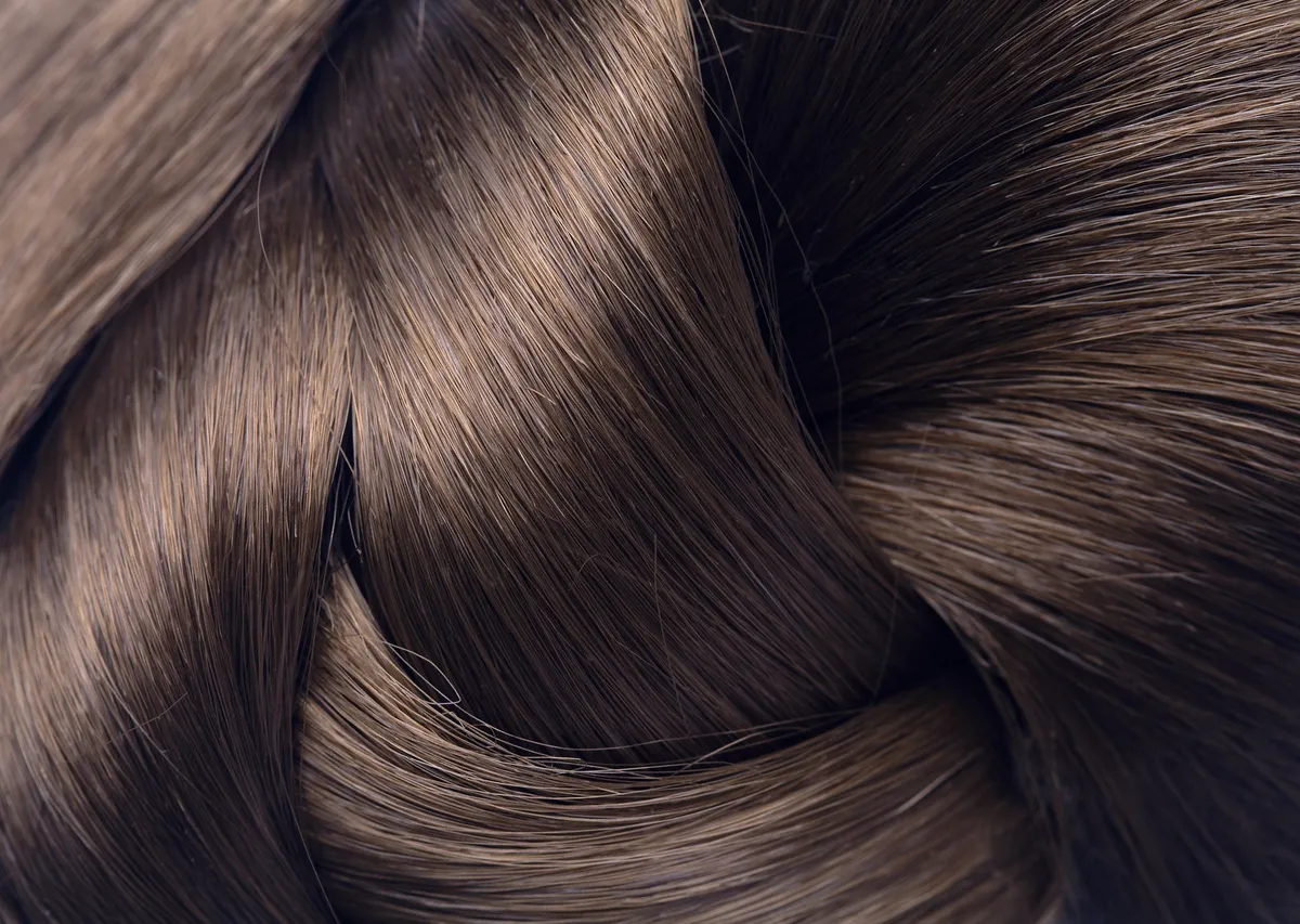 Healthy, silky hair
