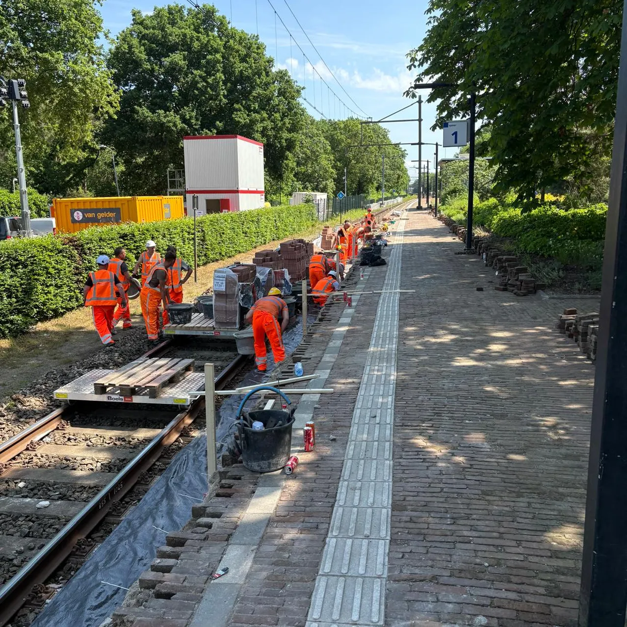 Werkzaamheden aan station den dolder 4