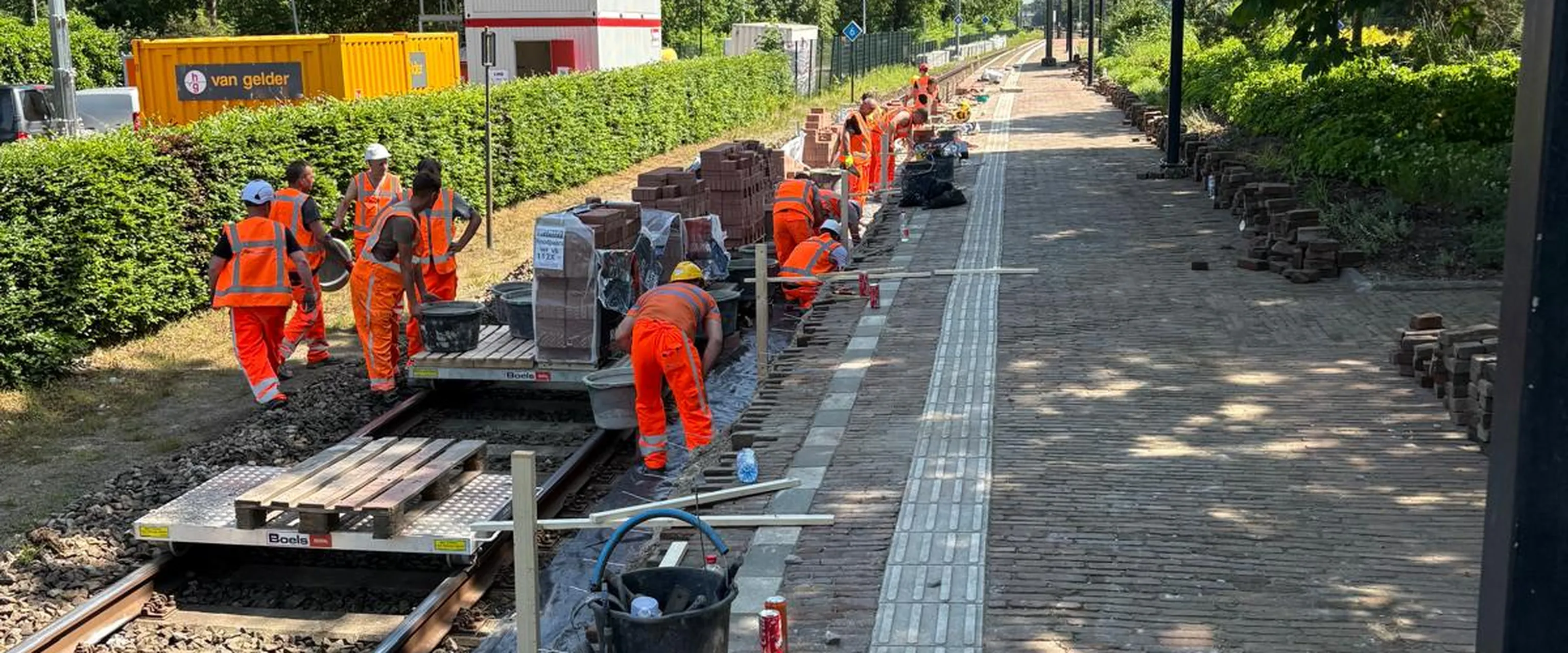 Werkzaamheden aan station den dolder 4